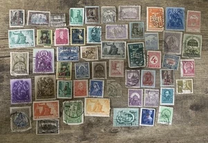 Lot of 54 Used Stamps From Hungary - Picture 1 of 1