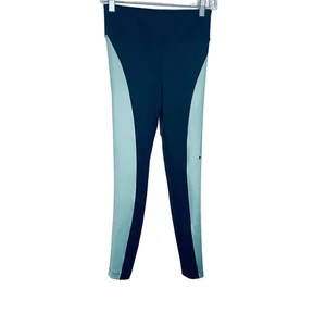 KORAL Intention High Rise Scuba Legging Black Aquamarine Colorblock Sz S - Picture 1 of 8