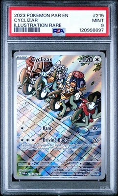 PSA 9 Cyclizar 215/182 SV04: Paradox Rift Holo - Image 1 of 3