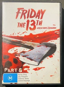 FRIDAY THE 13th JASON TAKES MANHATTAN - PART 8 (1989) DVD - HORROR - REGION 4 - Picture 1 of 2