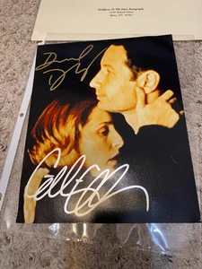 The X-Files DAVID DUCHOVNY & GILLIAN ANDERSON Firmado/Auto 8x10 con Certificado de Autenticidad - Imagen 1 de 5