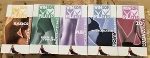 Windsor Pilates Set of 5 VHS workout set of tapes - Picture 1 of 6