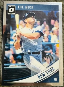 Mickey Mantle 2018 Panini Donruss Optic The Mick Name Variation #165 - Imagen 1 de 2