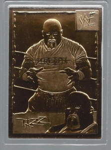 Tazz 2000 Danbury Mint WWF Wrestling 22Kt Gold Card # 39 - Picture 1 of 1