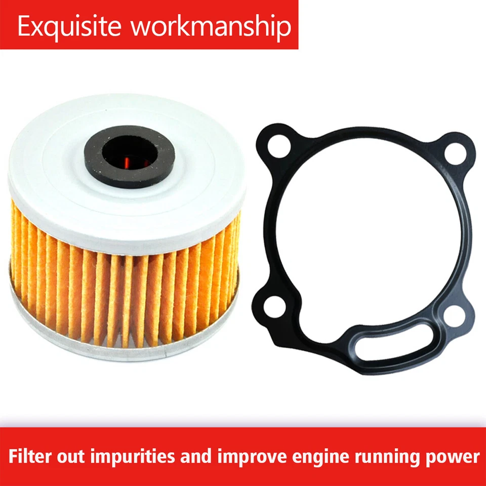 Oil Filter and Gasket For Honda CBR300R CBR300RA 15-20 CMX300 REBEL300 2017-2020 - Imagem 1 de 3