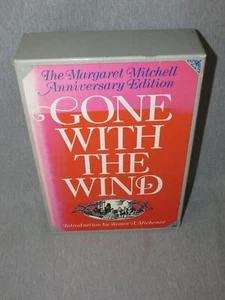 Gone With the Wind Margaret Mitchell Anniversary Edition 1975 HC with Slipcase - Foto 1 di 6