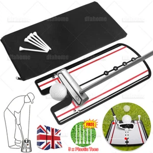 Golf Putting Alignment Mirror Practice Trainer Eye Line Swing Training Aids Tool - Picture 1 of 15