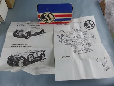 GRAND PRIX MODELS boite seule BUGATTI 57 "S" CORSICA 1936 ( RADLETT ENGLAND )  - Photo 1/4