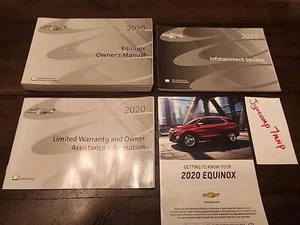 20 2020 Chevy Equinox Owners Manual OEM GUIDE BOOKS SET - Picture 1 of 5