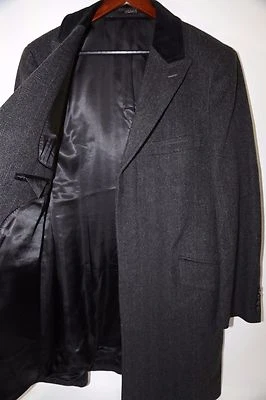 #254 Cardinal of Canada Peaked Lapel Wool & Cashmere Coat Size 42 R  RET $695 - Image 1 of 4