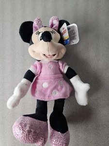 Minnie Mouse Disney Junior Plüschtier Stofftier 10-12 Zoll Neu mit Etikett - Bild 1 von 5