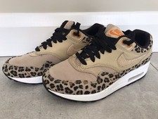 air max 1 trainers desert ore wheat leopard