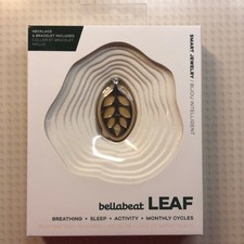 Bellabeat leaf silver bracelet and necklace kit