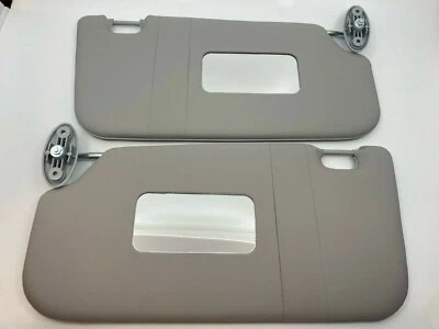 Par de parasol interior sin perforar gris para Ford Fiesta 2002-2008 para LHD Foto 1 de 4