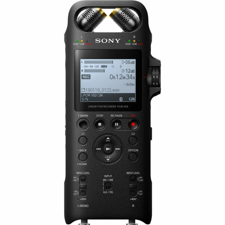 Sony PCMD10 Linear PCM Digital Recorder - Black