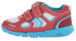 Geox Baby Boys'  Runner B.A Shoes ,Red/White, Size US 4.5, EUR 20