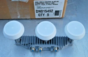 5 DISH NETWORK 1000.2 SLIMLINE HYBRID WESTERN ARC LNB DN015492 SAT 110 119 129 - Picture 1 of 4