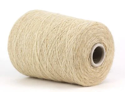 E. MIROGLIO 45,50 €/kg Konengarn * Konenwolle * Alpaka & Wolle * Harlem * Beige mel. * Nm 7