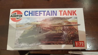 AIRFIX 1/72 CHIEFTAIN TANK CARRO ARMATO GUERRA KIT SIGILLATO  VINTAGE - Immagine 1 di 4