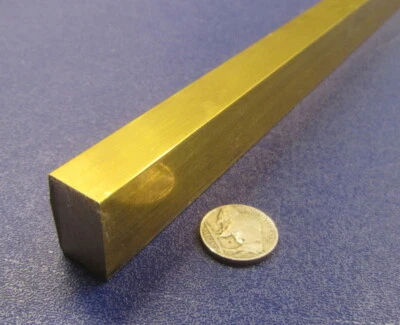 Barra plana de latón 360 5/8" de grosor x 1,00" de ancho x 48,0" de largo Foto 1 de 4