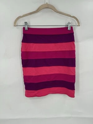 Falda Lilly Pulitzer Mujer XS Rosa Cheyenne Rayas Banda Mini Preppy Verano Foto 1 de 4