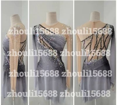 Skating dress - The new figure skating dress is hand-custom sized - Image 1 of 4