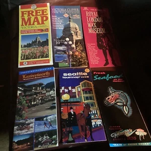 Maps Victoria British Columbia Seattle Leavenworth WA Etc Etc Tour Packages 1996 - Picture 1 of 6