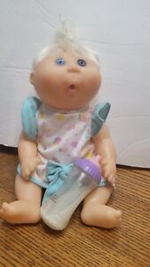 Cabbage Patch baby all vinyl with bottle 1993 blue eyes