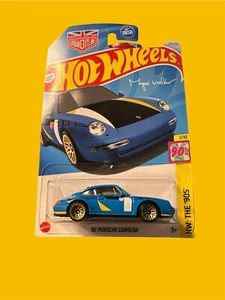 PORSCHE CARRERA BLUE URBAN ‘96 Outlaw MAGNUS WALKER Hot Wheels - Picture 1 of 5