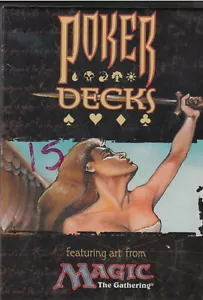 WOC - MTG - POKER DECKS - ENG - NEW FACTORY SEALED EXTREMELY RARE - Foto 1 di 2