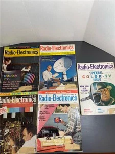 Vintage Lot of 5 Radio Electronics Magazine 1963 - 1966 - Picture 1 of 1