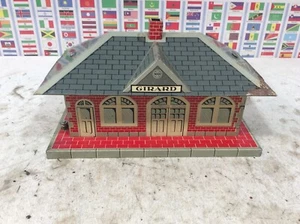 Litografía de hojalata de estación de tren Girard MARX 2960 - Imagen 1 de 7