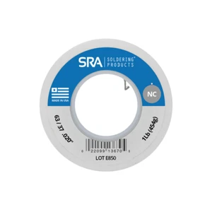 SRA No-Clean Flux Core Solder, 63/37 .020-Inch, 1-Pound Spool - Picture 1 of 1