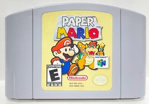 Paper Mario Nintendo 64 N64 Juego Original | 2001 Probado y Limpiado Auténtico - Imagen 1 de 14
