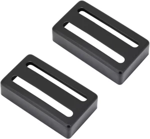 2 Stck. Kupfer zwei Schlitze Stil Rahmen Humbucker Pickup Abdeckung für Strat E-Guita - Bild 1 von 6