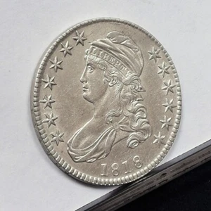 Medio dólar busto 1818 - detalles Ch AU, limpio (#58325-L) - Imagen 1 de 8