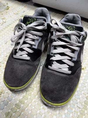 Nike SB Zoom Air Low 6.0 / Negro Gris Verde Neón Blanco Talla 10.5  Foto 1 de 4