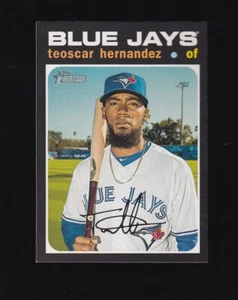 2020 Topps Heritage Teoscar Hernandez #212 Toronto Blue Jays - Picture 1 of 2