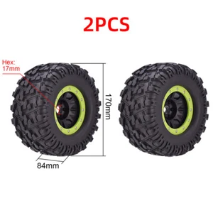 AustarHobby 170mm Rad Reifen 17mm Sechskant für 1/8 RC Monster Truck HSP Traxxas - Picture 1 of 15
