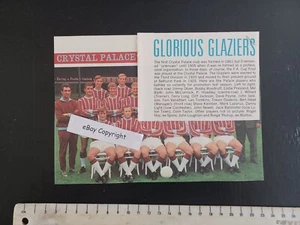 Team Pic from 1970's FOOTBALL Book - CRYSTAL PALACE - Picture 1 of 1