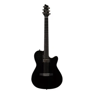 Godin A6 ultra black HG with bag - Picture 1 of 2