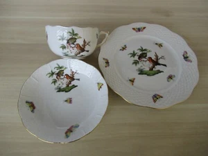 Herend  Rothschild Teetasse Teegedeck 3 tlg. Vögel Motiv handgemalt  Top mehr da - Bild 1 von 11