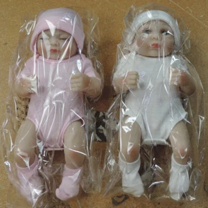Realistic Reborn Baby Dolls Twins Full Body Vinyl Silicone Preemie Boy&Girl Gift - Picture 1 of 8