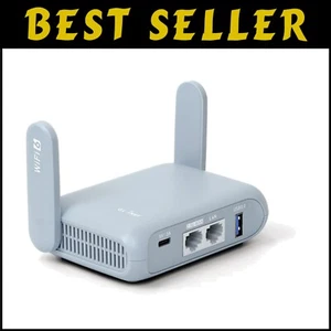 Compact Beryl AX Travel Router with OpenVPN & WireGuard - Perfect for Travelers - Picture 1 of 12