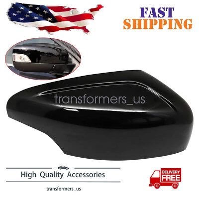 Black Right Passenger Side Rearview Mirror Cap Cover For Volvo XC60 2010-2013 - Image 1 of 4