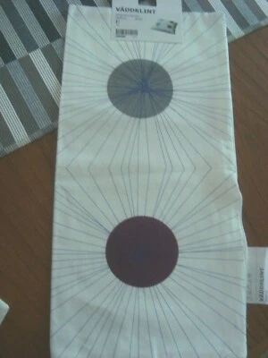 IKEA Vaddklint Cushion cover 20 x 20" VÄDDKLINT White Blue Gray Pillow Cover NEW - Image 1 of 4