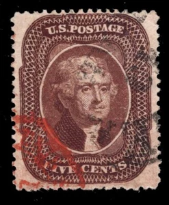 MOMEN: US STAMPS #30A USED VF+ LOT #93403* - Picture 1 of 2