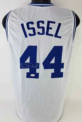 Dan Issel Signed Kentucky Wildcats White Jersey (JSA COA) Denver Nugget All Star - Image 1 of 4