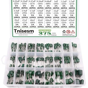 375 Stck. 24 Wert Metallisierte Mylar Polyester Folie Kondensatoren Sortiment Kit 0,2... - Bild 1 von 5