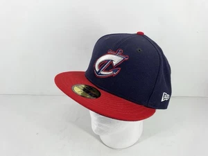 New Era 59FIFTY Navy Columbus Clippers Authentic Collection Fitted Hat Sz 7 5/8 - Picture 1 of 8